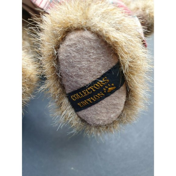 Boyds Bears Lizzie Wishkabibble 10" Tags Teddy Plaid Dress Archive Collection - Picture 10 of 10